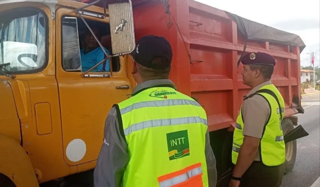 INTT restringe circulación de carga pesada durante Semana Santa