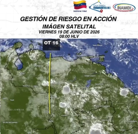 Onda tropical Nro. 16 avanca con lluvias del centro al occidente del país