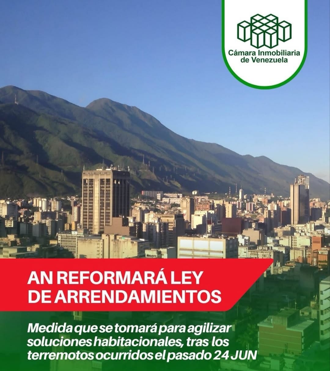 Cámara inmobiliaria de Caracas pide reformas que protejan la propiedad privada y beneficien a damnificados