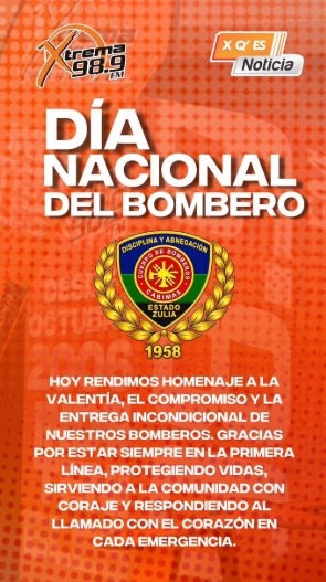 20 de Agosto. Dia Nacional del Bombero