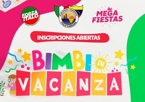 Club Italo de Cabimas realizó con éxito el Plan Vacacional 2026 «Bimbin in Vacanza»