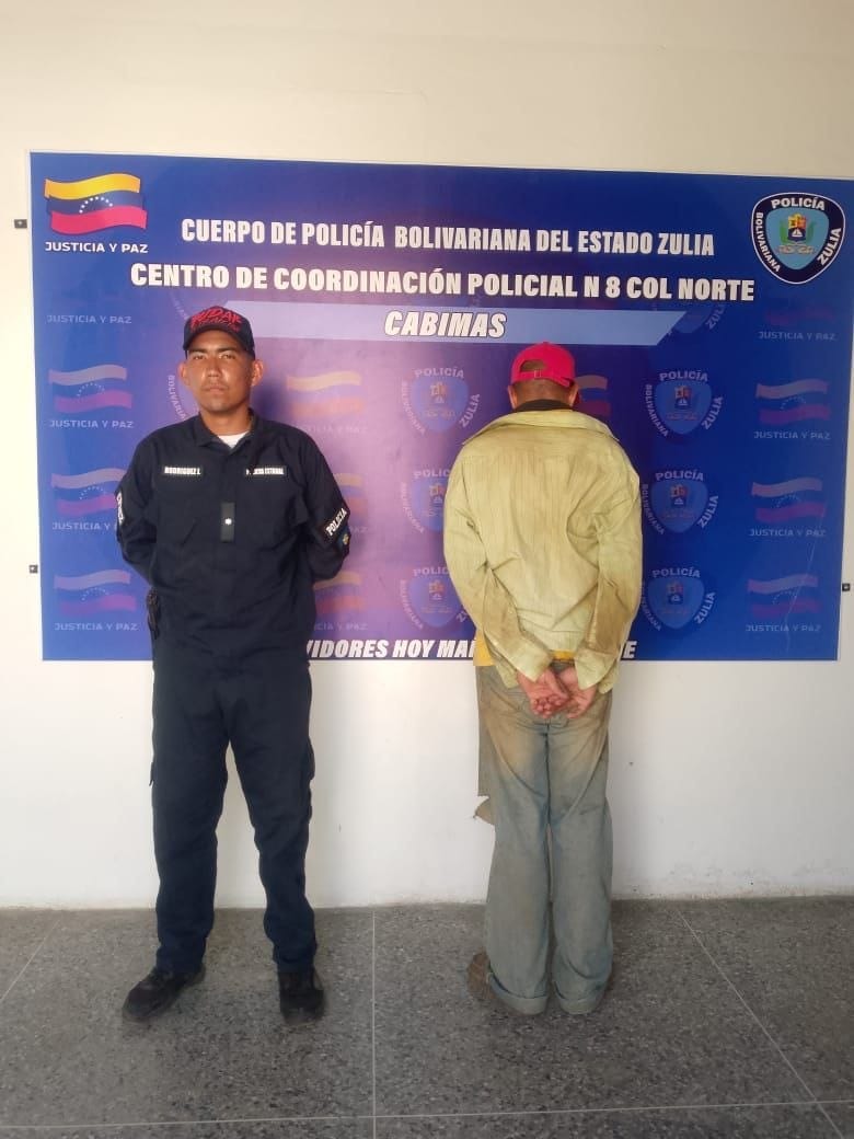 Cpbez detuvo en Cabimas a un sujeto por agredir y abusar sexualmente de su progenitora