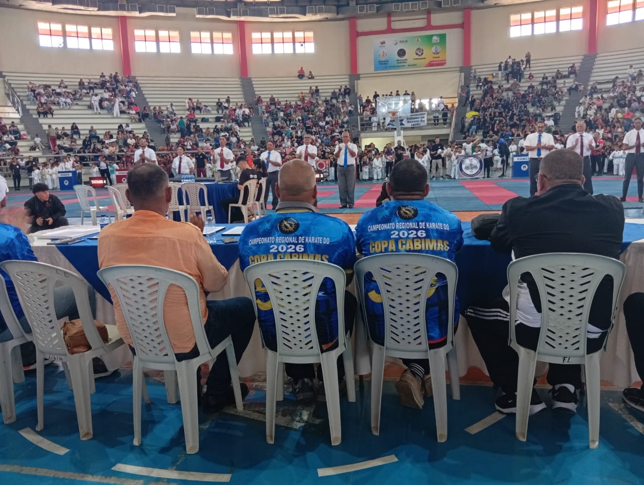 Domo Bolivariano de Cabimas recibió más de 700 atletas durante el Campeonato Regional de Karate Do