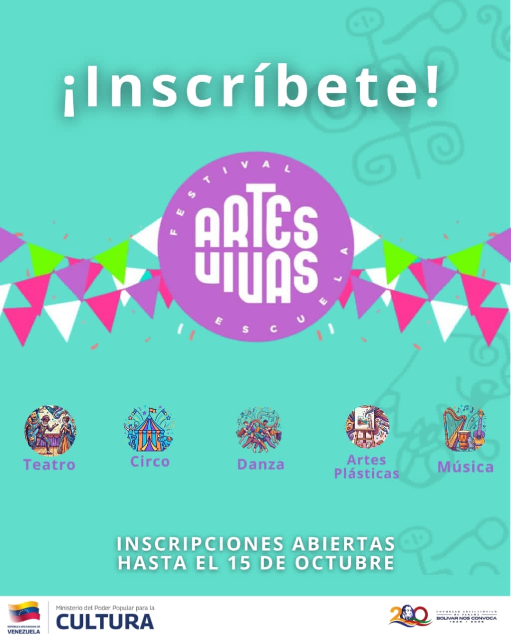 Llega  a Cabimas el Festival Escuela Artes Vivas 2026
