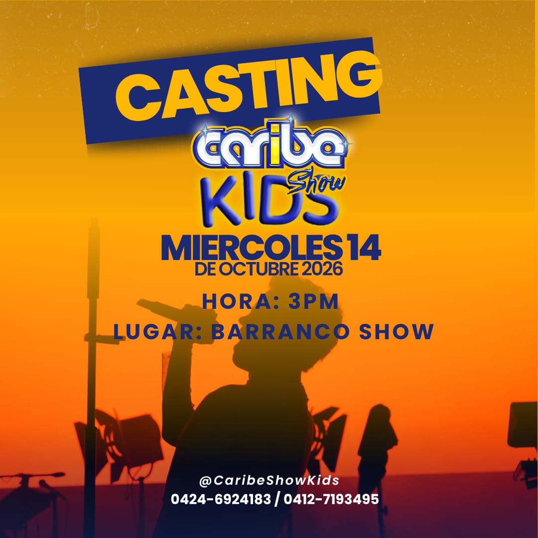 Caribe Show Kids anuncia su Gran Casting buscando los nuevos talentos musicales de la región